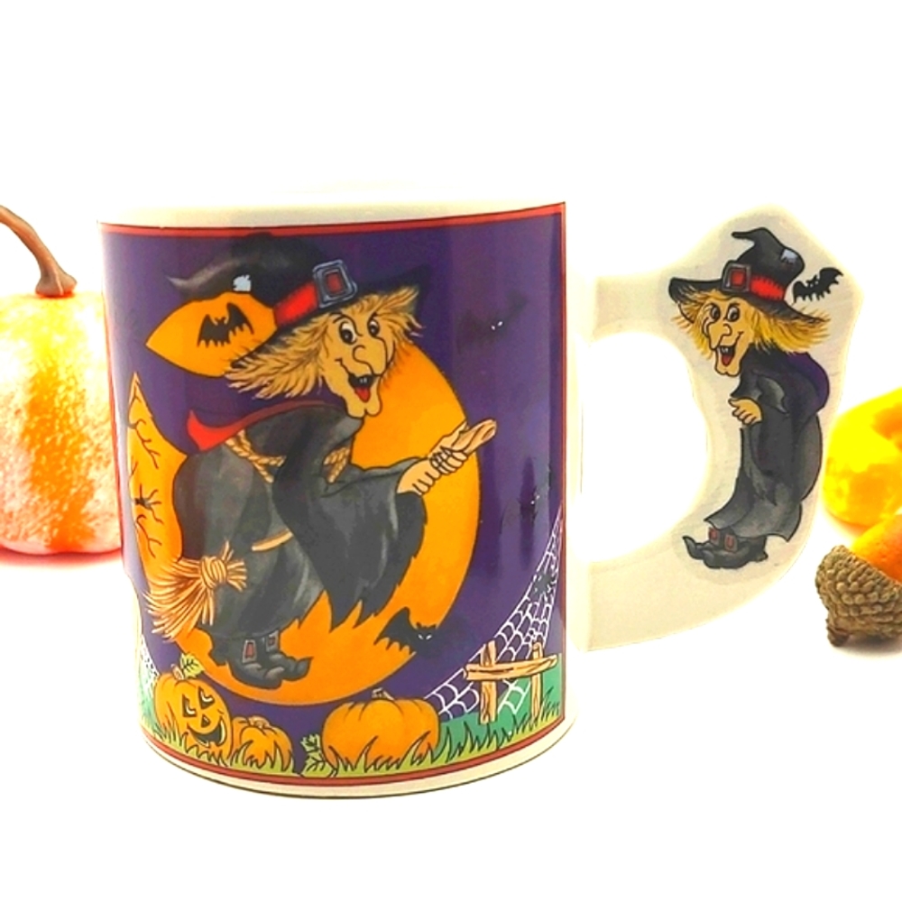 WCL  "Halloween" Figural Handle Decorative Coffee Cup/Mug